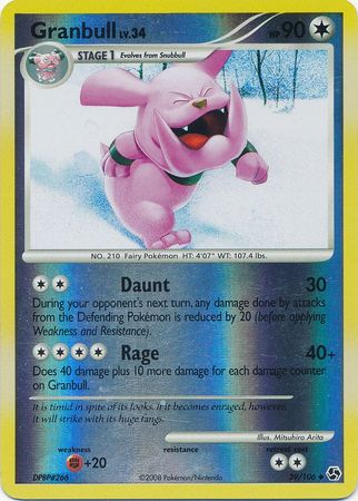 Granbull - 39/106 - Uncommon - Reverse Holo available at 401 Games Canada