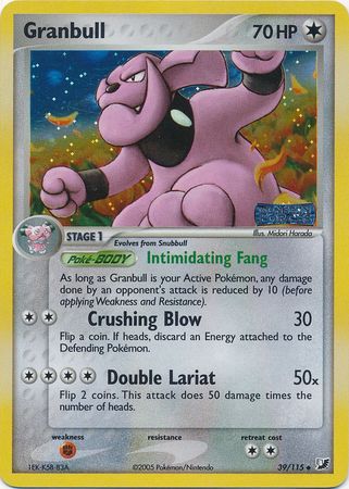 Granbull - 39/115 - Uncommon - Reverse Holo available at 401 Games Canada