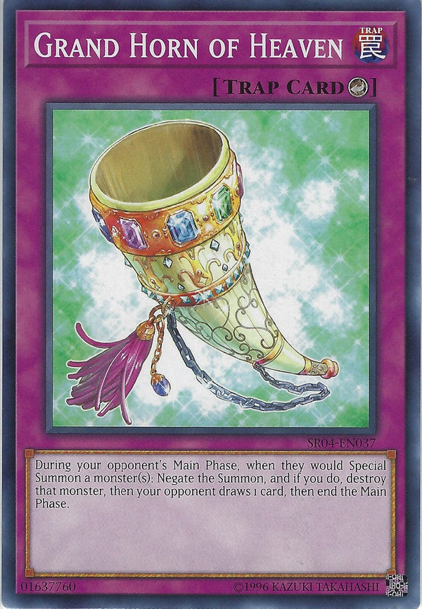 Grand Horn of Heaven - SR04-EN037 - Common - Unlimited available at 401 Games Canada