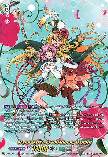 Grand March of Full Bloom, Lianorn - D-BT06/DSR02 - Dress Secret Rare available at 401 Games Canada