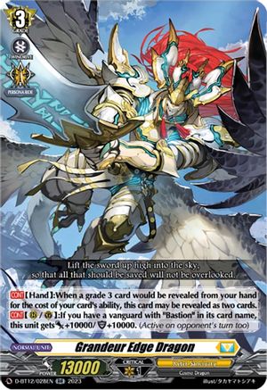 Grandeur Edge Dragon - D-BT12/028EN - Double Rare available at 401 Games Canada