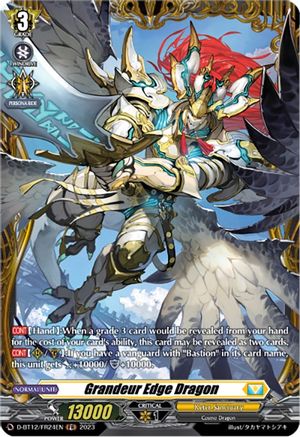 Grandeur Edge Dragon - D-BT12/FR24EN - Frame Rare available at 401 Games Canada