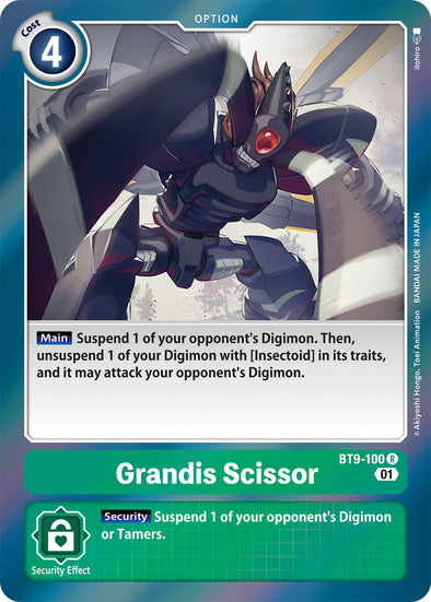 Grandis Scissor - BT9-100 - Rare available at 401 Games Canada