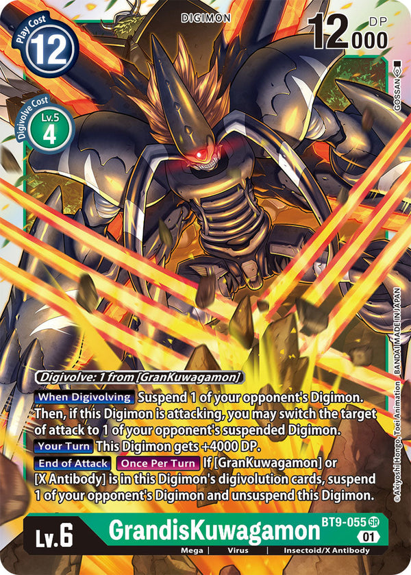 GrandisKuwagamon - BT9-055 - Super Rare available at 401 Games Canada