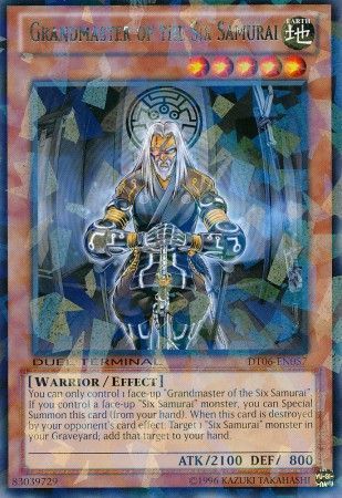 Grandmaster of the Six Samurai - DT06-EN057 - Rare Parallel Rare available at 401 Games Canada