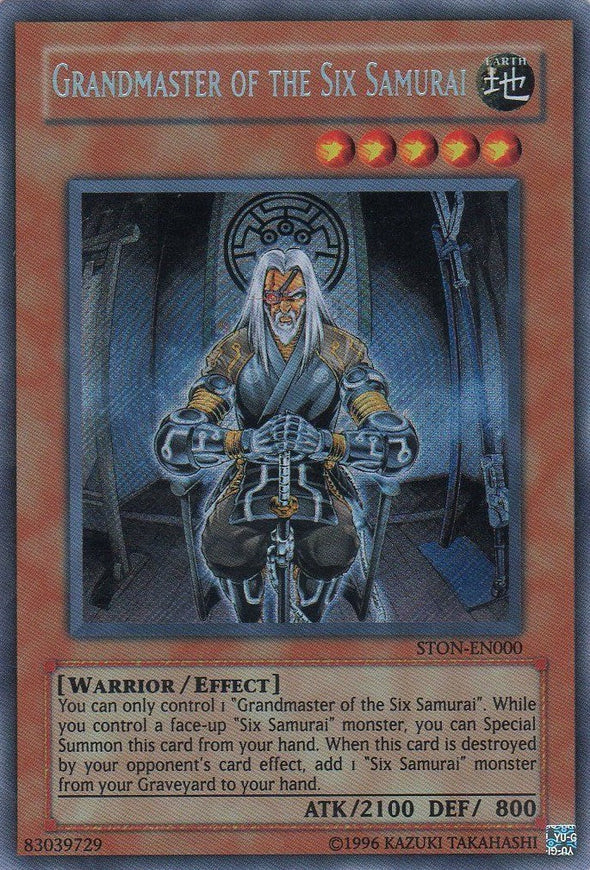 Grandmaster of the Six Samurai - STON-EN000 - Secret Rare - Unlimited available at 401 Games Canada