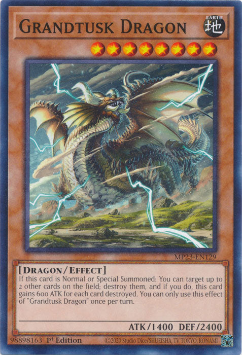 Grandtusk Dragon - MP23-EN129 - Common - 1st Edition available at 401 Games Canada