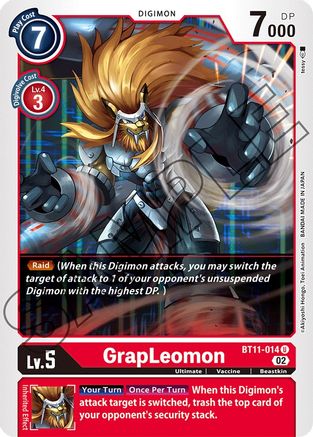 GrapLeomon - BT11-014 - Uncommon available at 401 Games Canada