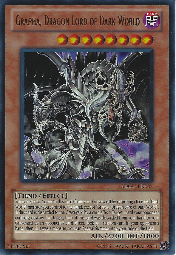 Grapha, Dragon Lord of Dark World - SDGU-EN001 - Ultra Rare - Unlimited available at 401 Games Canada