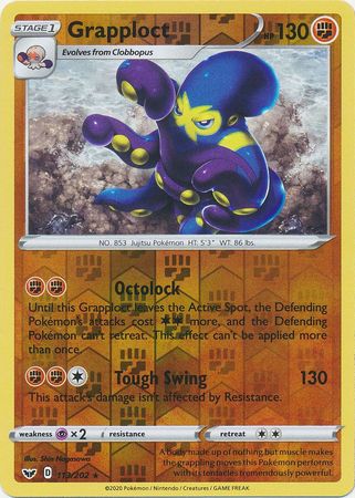 Grapploct - 113/202 - Rare - Reverse Holo available at 401 Games Canada