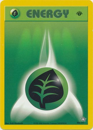 Grass Energy - 108/111 - Common - 1st Edition available at 401 Games Canada