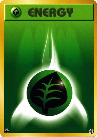 Grass Energy (Japanese) - 34 - Promo (Bulbasaur Deck VHS) available at 401 Games Canada