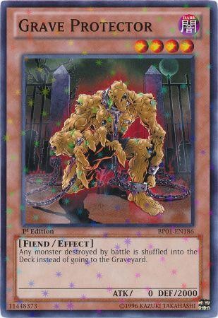 Grave Protector - BP01-EN186 - Starfoil Rare - 1st Edition available at 401 Games Canada