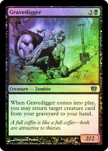 Gravedigger (Foil) (8ED) available at 401 Games Canada