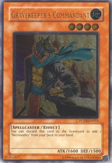 Gravekeeper's Commandant - FOTB-EN015 - Ultimate Rare - Unlimited available at 401 Games Canada