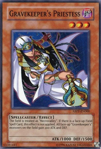 Gravekeeper's Priestess - ABPF-EN000 - Super Rare - Unlimited available at 401 Games Canada