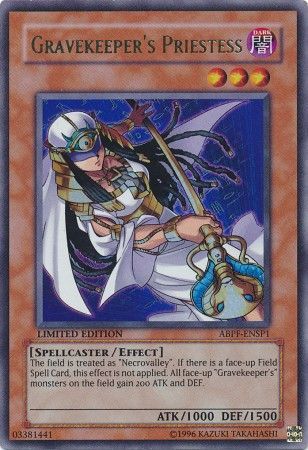 Gravekeeper's Priestess - ABPF-ENSP1 - Ultra Rare - Limited Edition available at 401 Games Canada