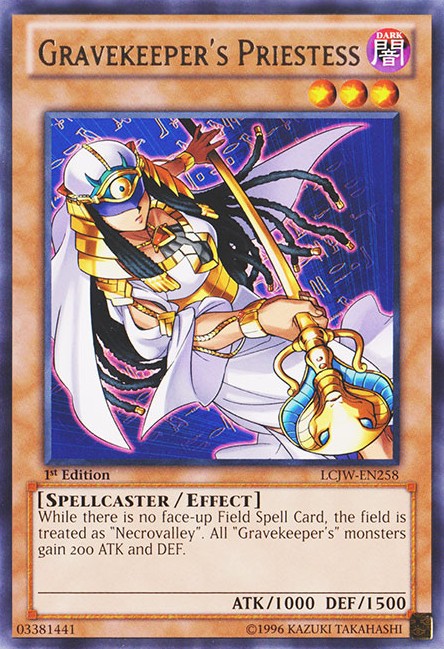 Gravekeeper's Priestess - LCJW-EN258 - Rare - 1st Edition available at 401 Games Canada