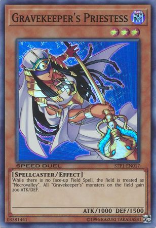 Gravekeeper's Priestess - STP1-EN017 - Super Rare available at 401 Games Canada