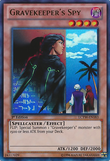 Gravekeeper's Spy - LCYW-EN183 - Ultra Rare - 1st Edition available at 401 Games Canada