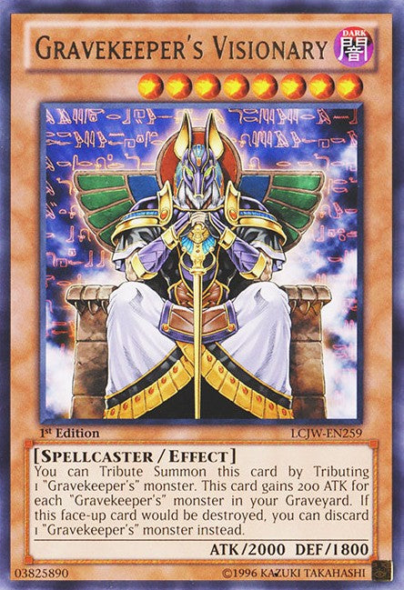 Gravekeeper's Visionary - LCJW-EN259 - Rare - 1st Edition available at 401 Games Canada