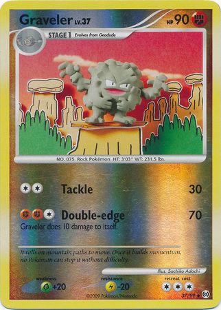 Graveler - 37/99 - Uncommon - Reverse Holo available at 401 Games Canada