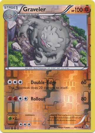 Graveler - 46/106 - Uncommon - Reverse Holo available at 401 Games Canada