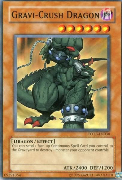 Gravi-Crush Dragon - FOTB-EN030 - Common - Unlimited available at 401 Games Canada