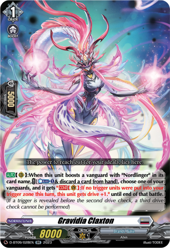 Gravidia Claxton - D-BT09/028 - Double Rare available at 401 Games Canada