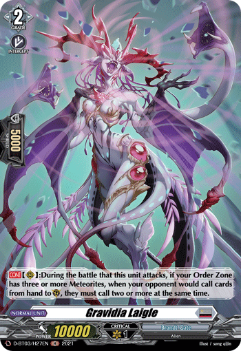 Gravidia Laigle - D-BT03/H27 - Holo Rare available at 401 Games Canada