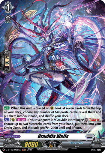 Gravidia Wells - D-BT03/H28 - Holo Rare available at 401 Games Canada