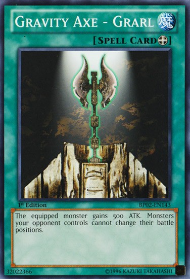Gravity Axe - Grarl - BP02-EN143 - Common - 1st Edition available at 401 Games Canada