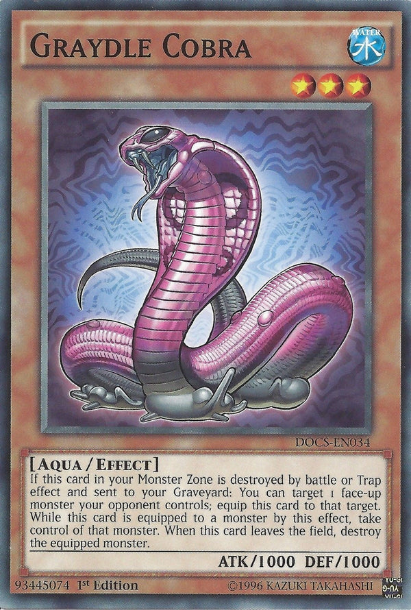 Graydle Cobra - DOCS-EN034 - Common - 1st Edition available at 401 Games Canada