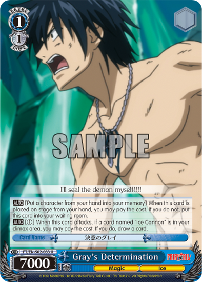 Gray's Determination - FT/EN-S02-083 - Uncommon available at 401 Games Canada