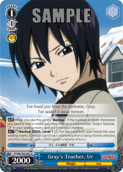 Gray's Teacher, Ur - FT/EN-S02-081 - Uncommon available at 401 Games Canada