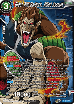 Great Ape Bardock, Allied Assault - P-318 - Tournament Promo (Winner Stamped) available at 401 Games Canada