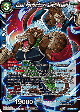 Great Ape Bardock, Allied Assault - P-318 - Tournament Promo available at 401 Games Canada