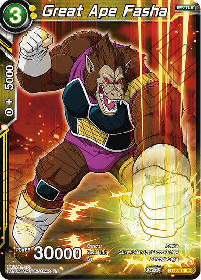 Great Ape Fasha - BT18-100 - Common available at 401 Games Canada