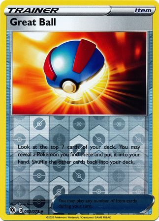 Great Ball - 052/073 - Uncommon - Reverse Holo available at 401 Games Canada