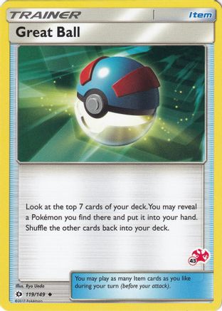 Great Ball (#43 Charizard Stamped) - 119/149 - Promo available at 401 Games Canada