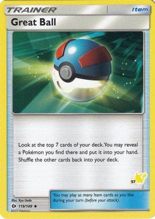 Great Ball (#57 Pikachu Stamped) - 119/149 - Promo available at 401 Games Canada