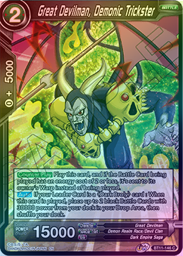 Great Devilman, Demonic Trickster - BT11-146 - Common (FOIL) available at 401 Games Canada