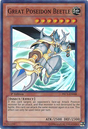 Great Poseidon Beetle - PRC1-EN008 - Super Rare available at 401 Games Canada