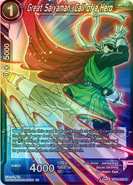 Great Saiyaman, Call of a Hero - BT14-040 - Common (FOIL) available at 401 Games Canada