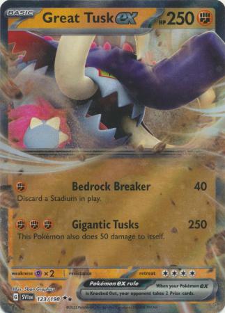 Great Tusk ex - 123/198 - Double Rare available at 401 Games Canada