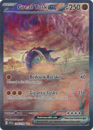 Great Tusk ex - 246/198 - Special Illustration Rare available at 401 Games Canada