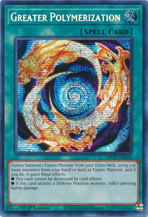 Greater Polymerization - MP22-EN050 - Prismatic Secret Rare - 1st Edition available at 401 Games Canada