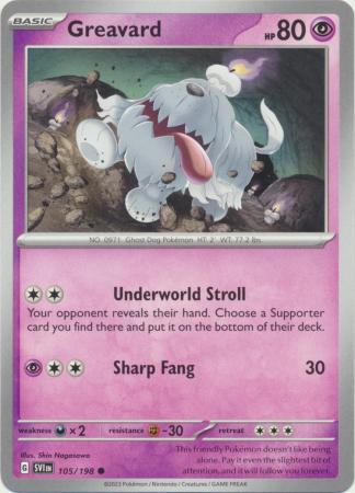 Greavard - 105/198 - Common available at 401 Games Canada