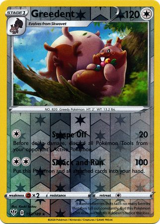 Greedent - 153/189 - Rare - Reverse Holo available at 401 Games Canada