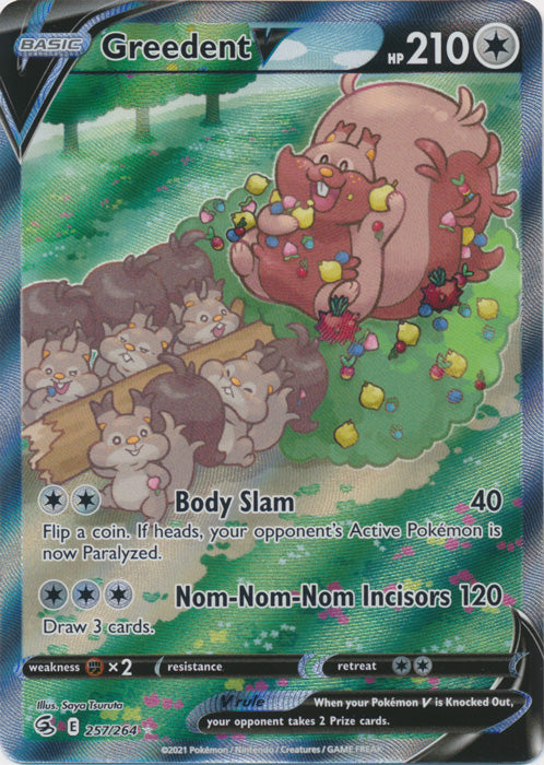 greedent pokemon cards 401 Games Canada - Greedent V - 257/264